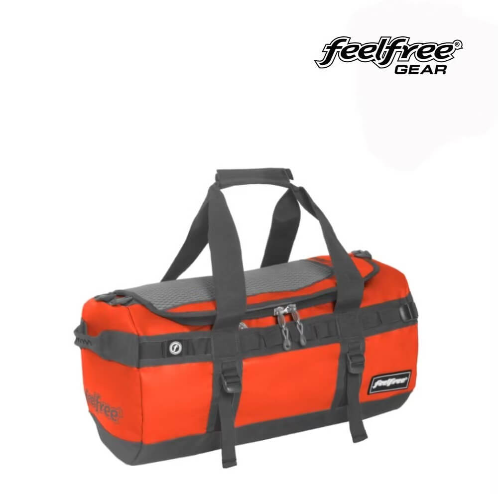 กระเป๋าเดินทางกันน้ำ พรีเมี่ยม FEELFREE CRUISER 90L สี ORANGE_11